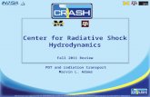 Center for Radiative Shock  Hydrodynamics Fall 2011 Review