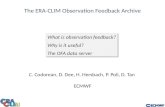 The ERA-CLIM Observation Feedback Archive