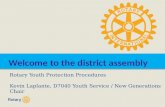 Welcome to the district assembly