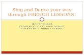 Sing and Dance your way through FRENCH LESSONS!