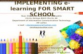 IMPLEMENTING e-learning  FOR SMART SCHOOL