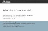 What should count as aid?