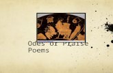 Odes or Praise Poems