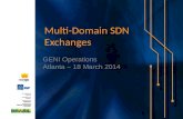 Multi-Domain  SDN  Exchanges