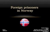 Foreign prisoners  in Norway