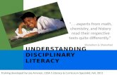Understanding  Disciplinary Literacy