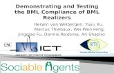 Demonstrating and Testing the BML Compliance of BML  Realizers