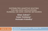 Distributed Adaptive Routing  for  Big-Data Applications  Running on Data Center Networks