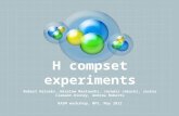 H compset  experiments