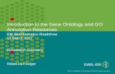Introduction to the Gene Ontology and GO Annotation Resources