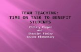 Team Teaching: Time on task to benefit students