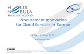 Procurement Innovation for Cloud Services in Europe