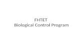 FHTET  Biological Control Program
