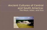 Ancient Cultures of Central and South America: The Maya, Aztec, and Inca