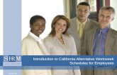 Introduction to California Alternative Workweek Schedules for Employees