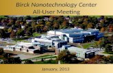 Birck Nanotechnology Center All-User Meeting