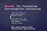 Bedsider  for Postpartum Contraception Counseling