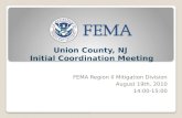 Union County, NJ  Initial Coordination Meeting