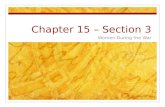 Chapter 15 – Section 3