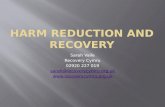 Harm reduction and recovery