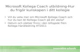 Microsoft Kollega Coach utbildning-Hur du frigör kunskapen i ditt kollegie