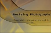 Resizing Photographs