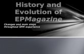History  and  Evolution  of  EP Magazine