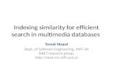 Indexing similarity for efficient search in multimedia databases