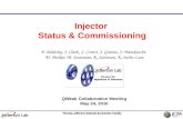 Injector  Status & Commissioning