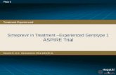 Simeprevir in  Treatment –Experienced Genotype  1  ASPIRE Trial