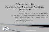 10 Strategies for Avoiding Fatal General Aviation Accidents