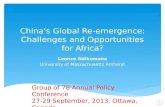 China's Global Re-emergence: Challenges and Opportunities for Africa?