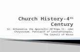 Church History-4 th  Century