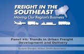 Panel #6: Trends in Urban Freight Development and Delivery