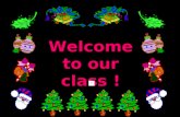 Welcome to our class !
