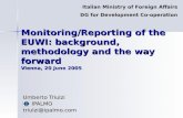 Monitoring/Reporting of the EUWI: background, methodology and the way forward Vienna, 20 June 2005