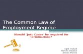 The Common Law of Employment Regime