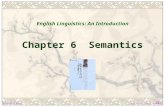 Chapter 6  Semantics
