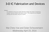 3-D IC Fabrication and Devices