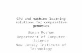 GPU and machine learning solutions for comparative genomics