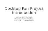 Desktop Fan Project Introduction