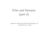 Files and Streams (part 2)