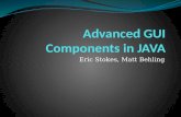 Advanced GUI Components in JAVA