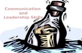 Communication  and  Leadership Skills