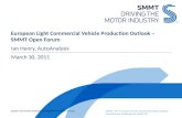 European Light Commercial Vehicle Production Outlook – SMMT Open Forum