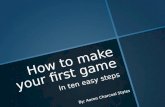 How to make your first game