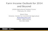 Farm Income Outlook for 2014 and Beyond