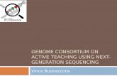 Genome Consortium on Active Teaching using Next-Generation Sequencing