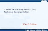 7  Rules for Creating World Class Technical Documentation