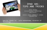 iPad 101 : tips and tricks